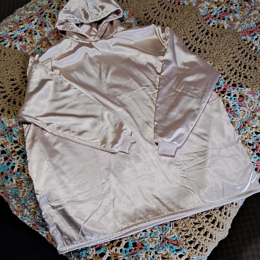 /kit*sch/ Silky Satin Hoody in Crystal Pink